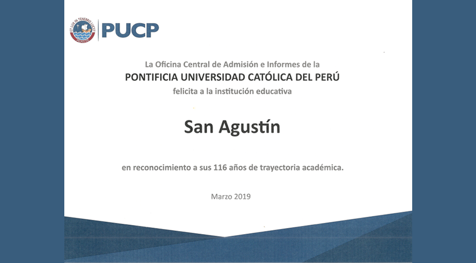 Reconocimiento PUCP